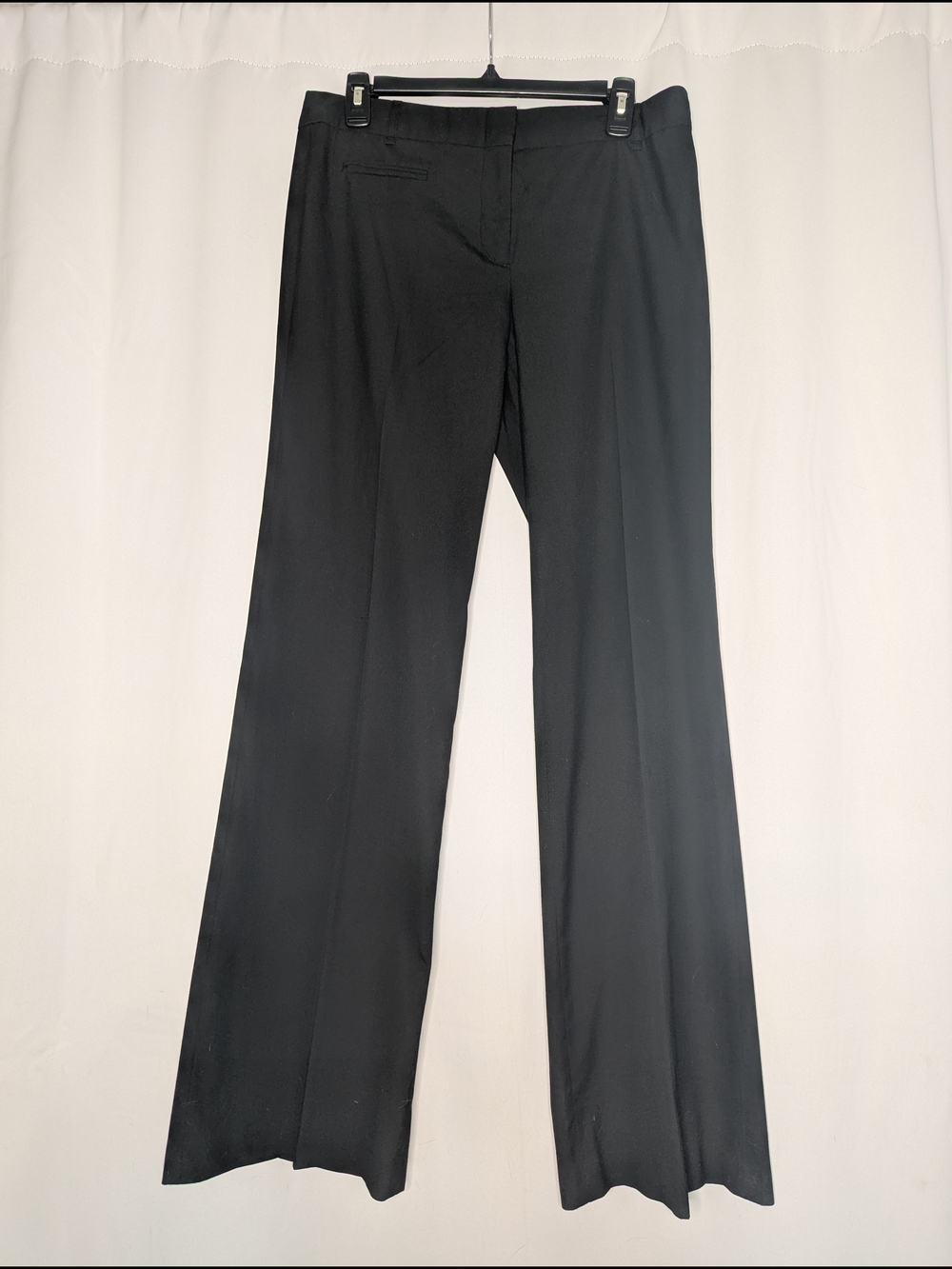 BCBGMaxAzria Black Wide-Leg Dress Pants